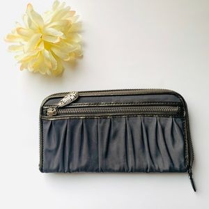 Brighton City Girl Pleated Zip Around Wallet